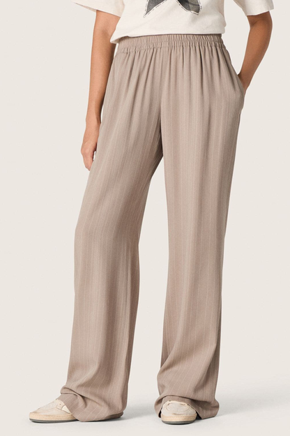 Hose Brittany in Pinstripe TaupeGolden Goose - Anita Hass