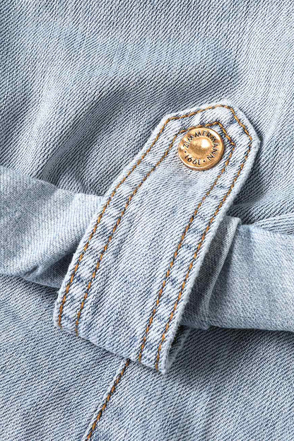 Jeansbluse Tie Neck in CastawayZimmermann - Anita Hass