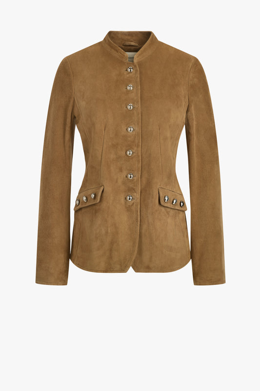Honoré leather jacket in tan