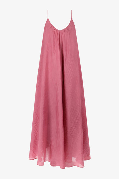 Seidenkleid Merrylin Maxi in Pink The Rose Ibiza