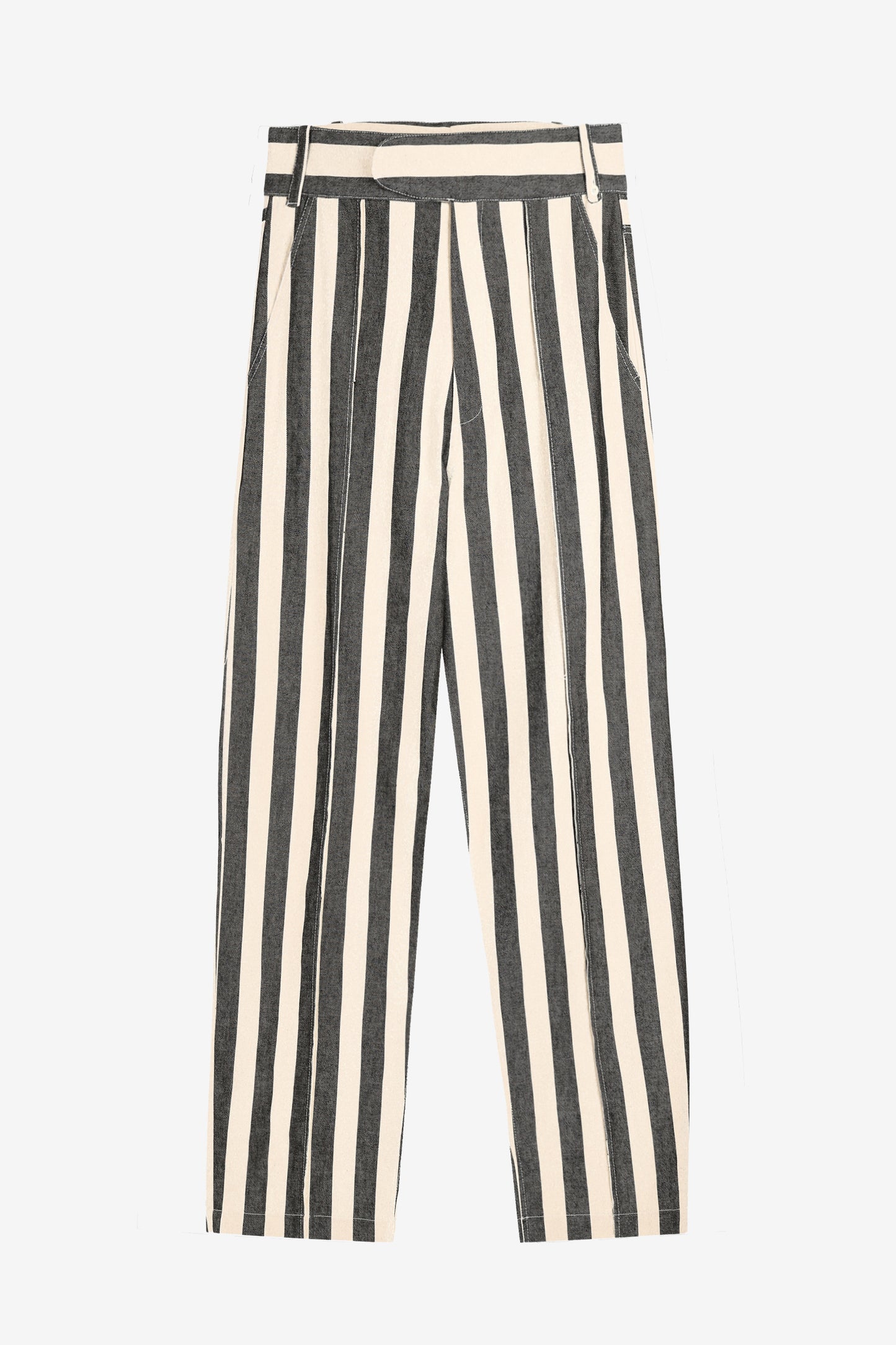 Susi trousers in Large Pinstripe