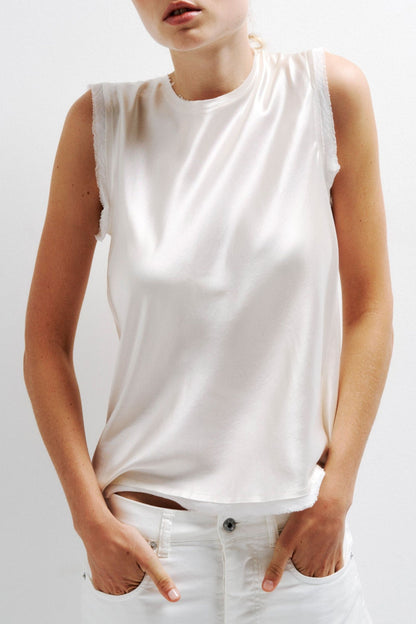 Top Amanda en marfil