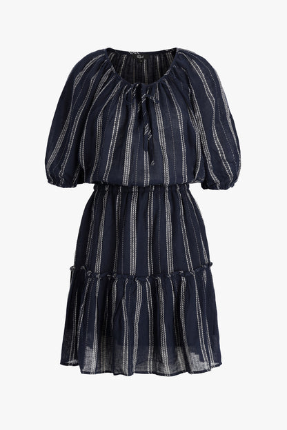 Saba dress in Marina Stripe