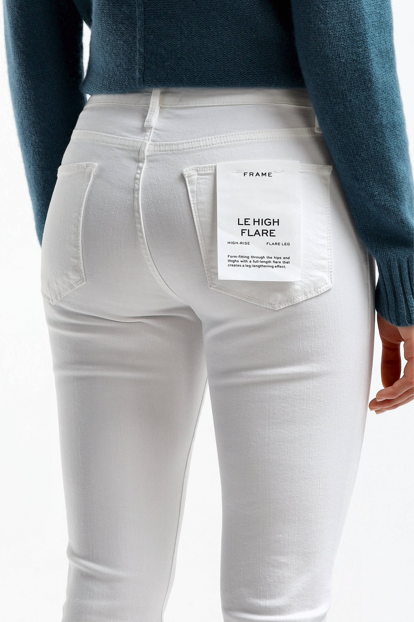 Jeans Le High Flare in BlancFrame - Anita Hass