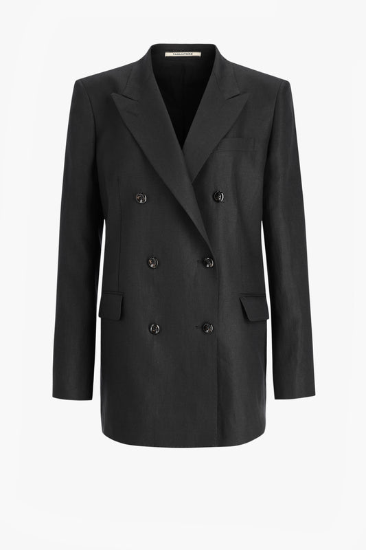 Blazer Jasmine10B Linen in black