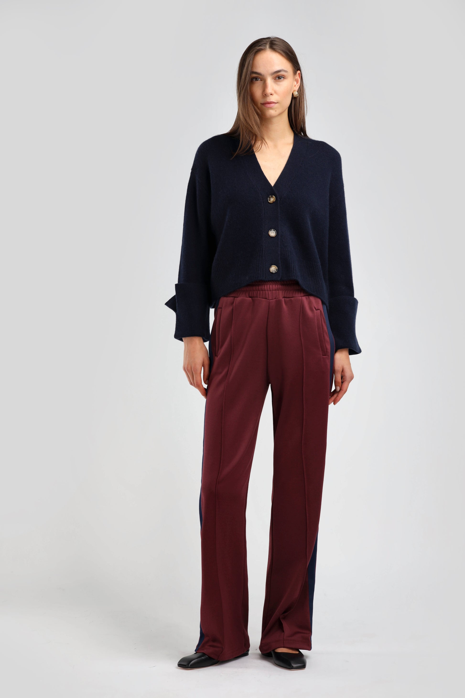 Hose Flores in BurgundyLadneri - Anita Hass