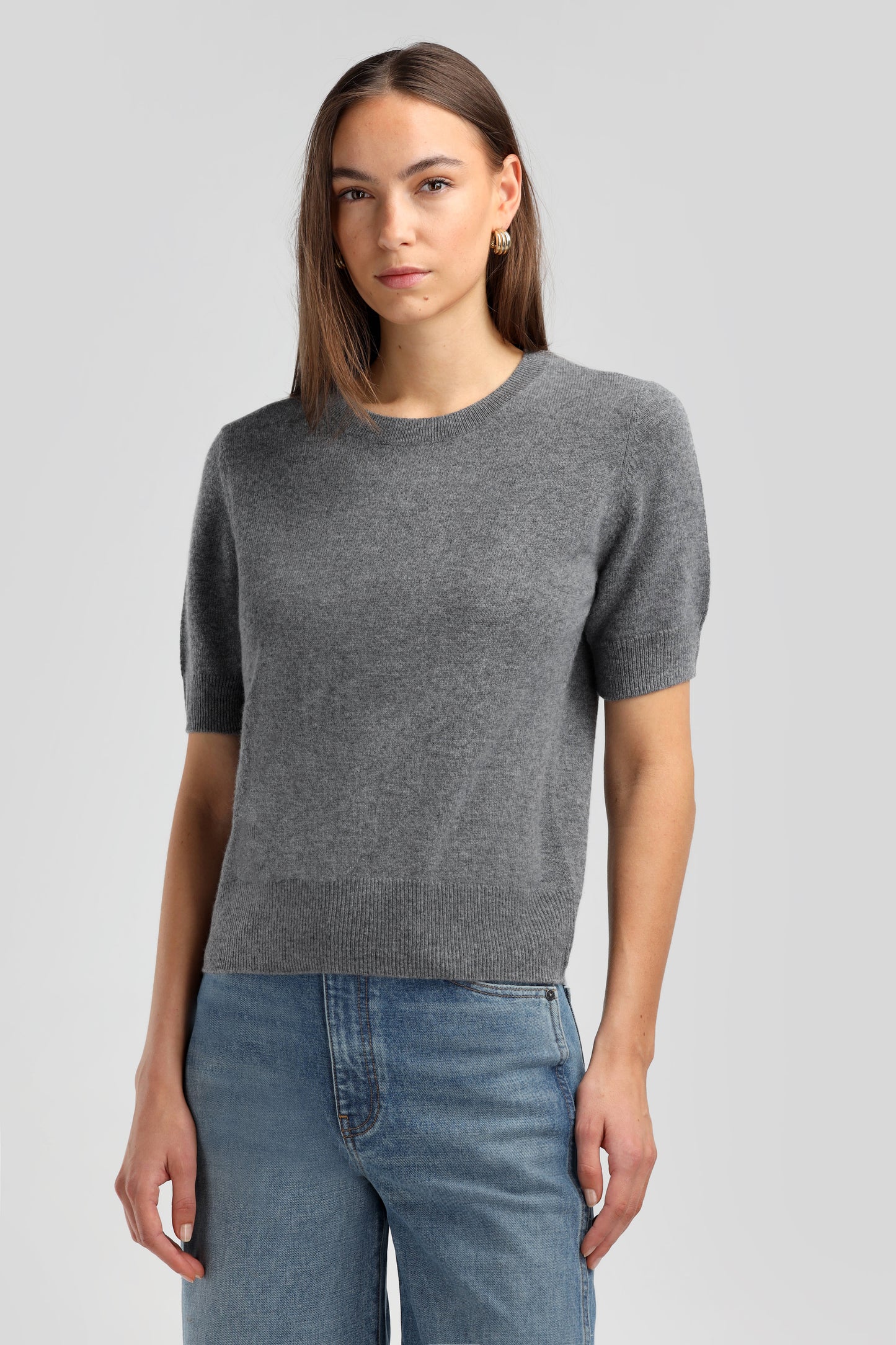 Strickshirt 90 in GrauLadneri - Anita Hass