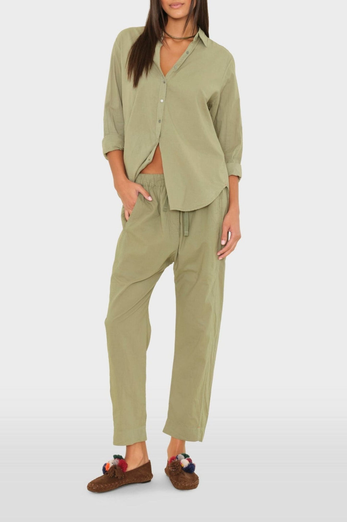 Draper trousers in Dark Seagrass