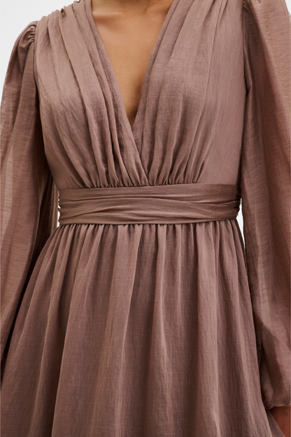 Jadie dress in taupe