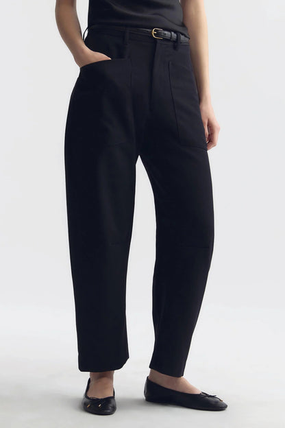 Hose Shon Wool in Schwarz Nili Lotan