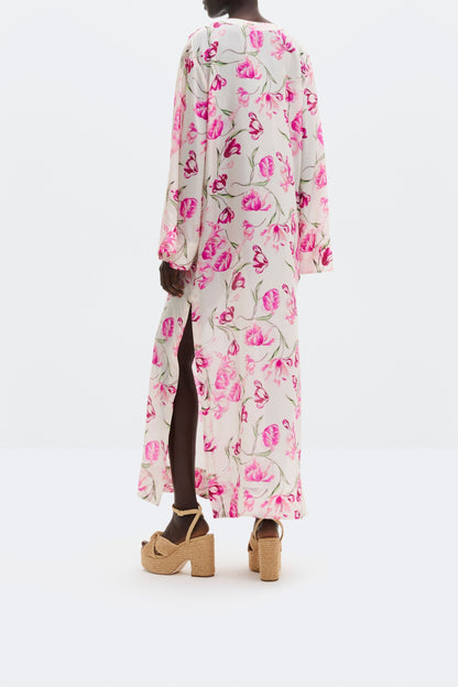 Brenda dress in tulip pink