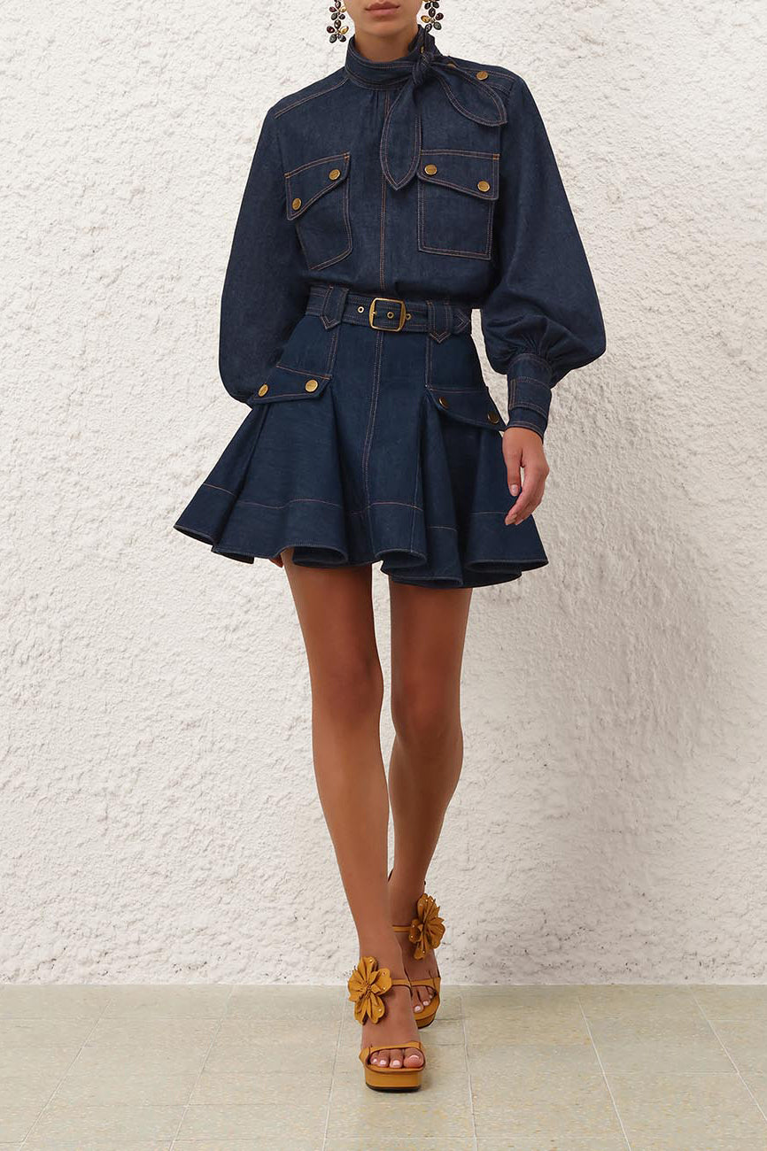 Jeansrock Cargo in Harbour BlueZimmermann - Anita Hass