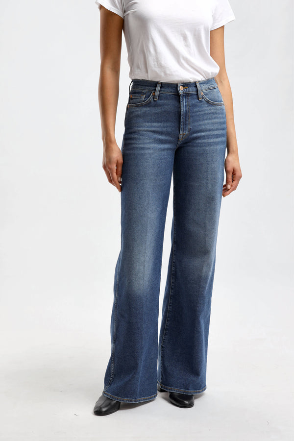 Jeans Lotta Luxe Vintage in Dark Blue7 For All Mankind - Anita Hass