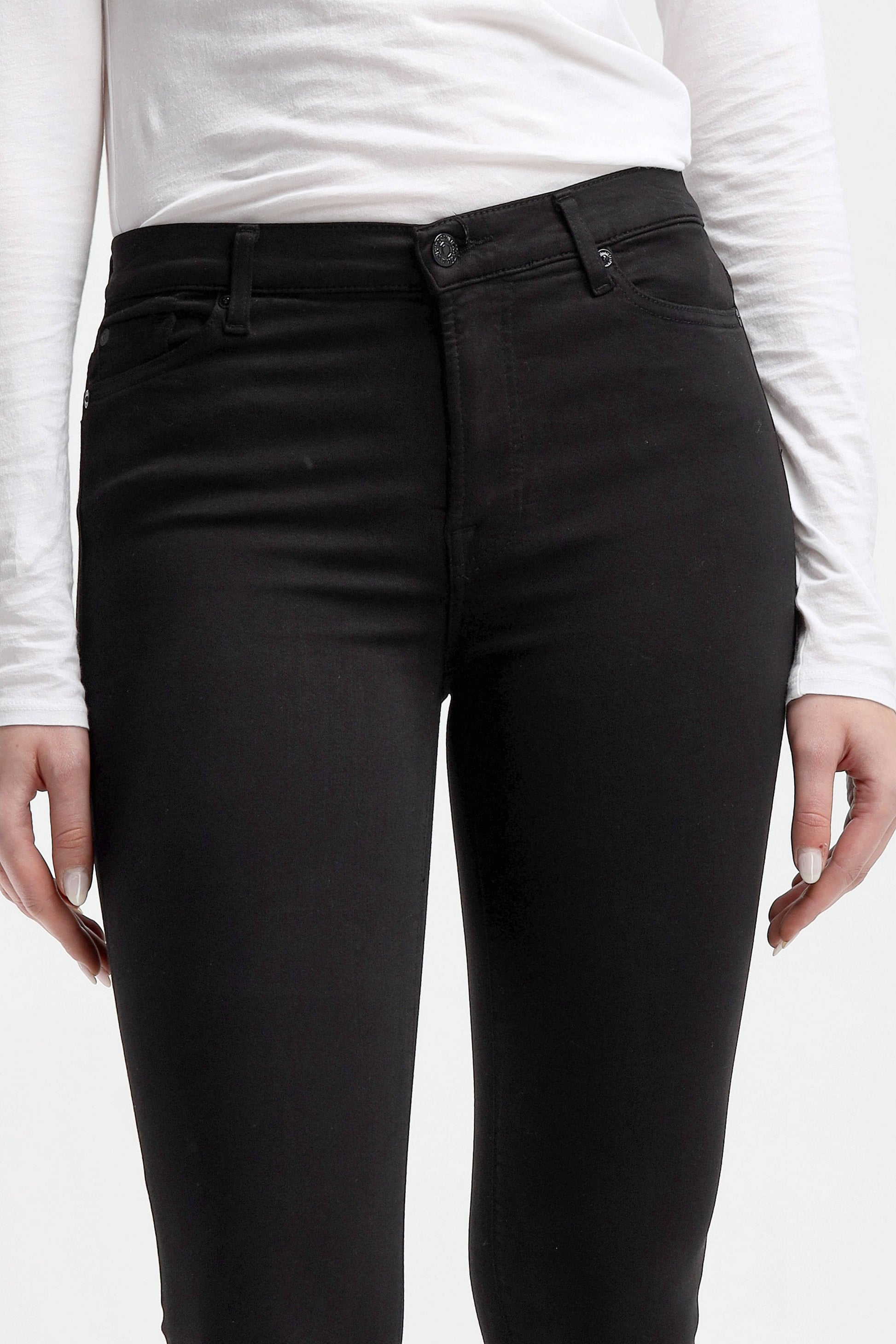 Jeans Skinny Slim Illusion in Schwarz7 For All Mankind - Anita Hass