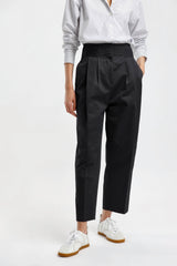 Hose Double-Pleated in SchwarzToteme - Anita Hass