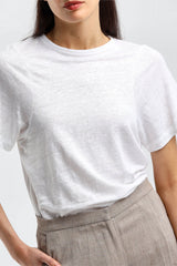 T-Shirt Curved in WeißToteme - Anita Hass