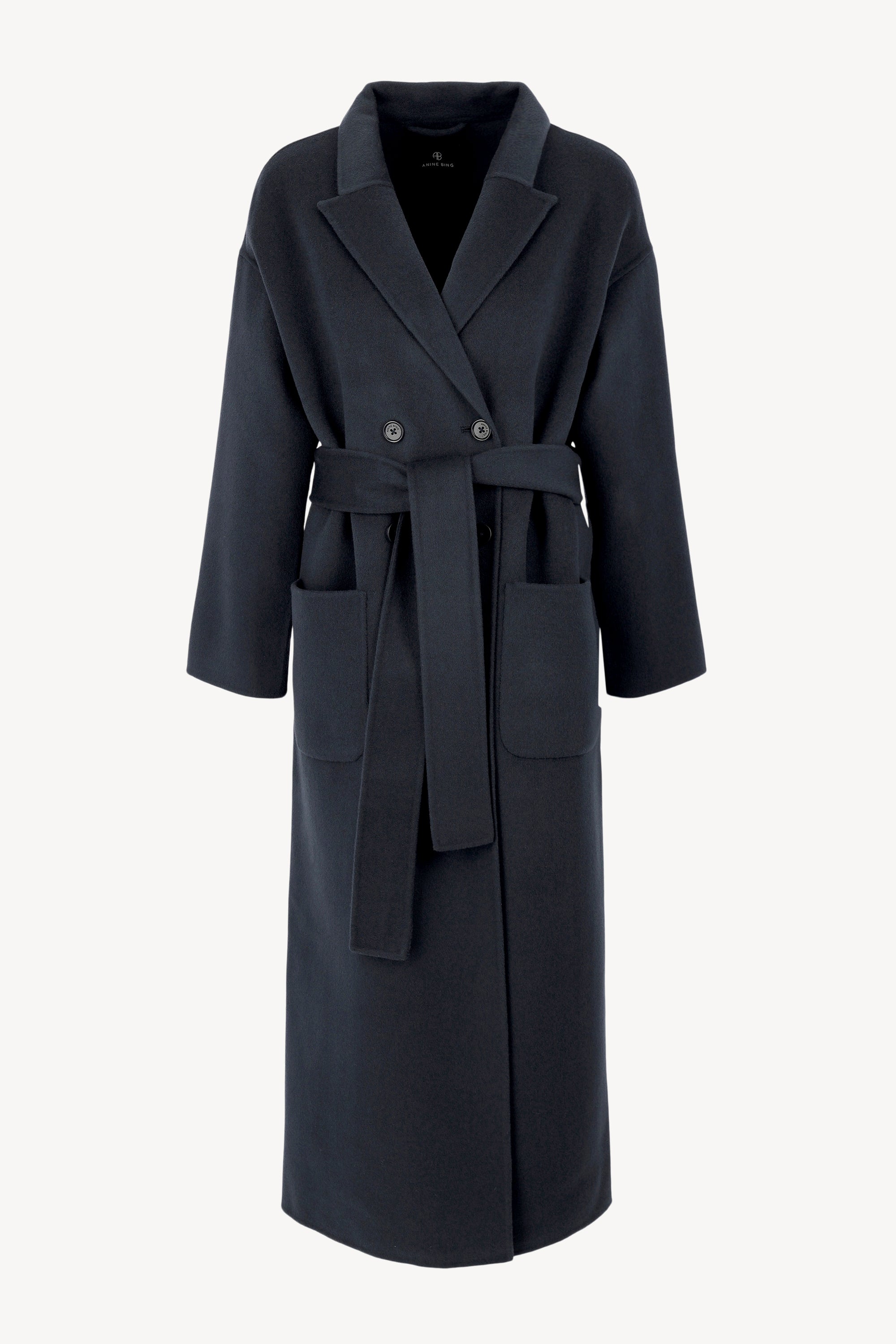 Coat Dylan Maxi in Navy anitahass