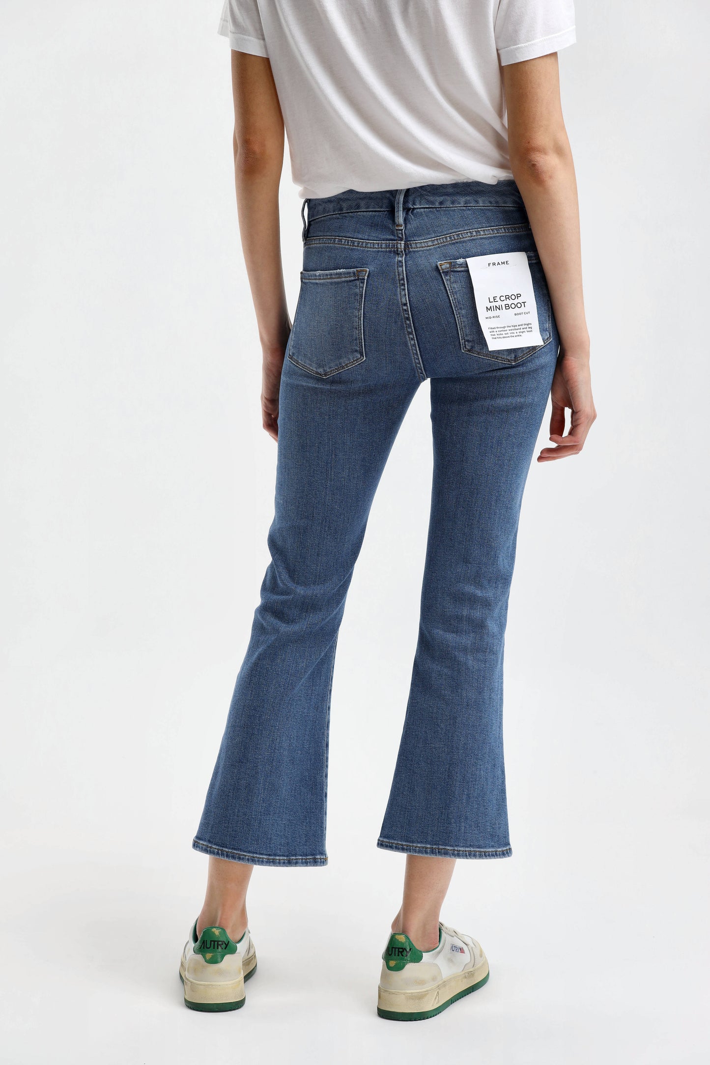 Jeans Le Crop Mini Boot in SamsonFrame - Anita Hass
