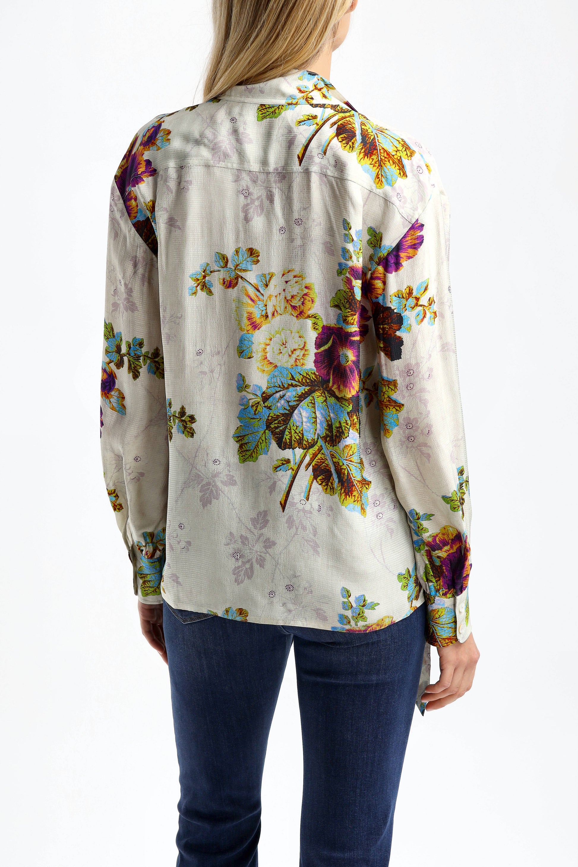 Bluse Bow in Traditional FloralTory Burch - Anita Hass