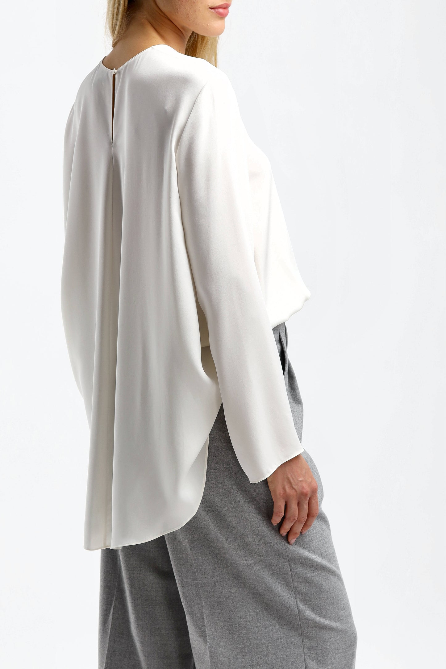 Bluse Cape in IvoryTheory - Anita Hass
