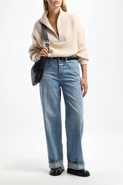 Jeans Nikka Cropped in Mid BlueClosed - Anita Hass
