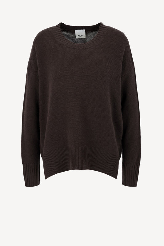 Pullover Crew Neck in BraunAllude - Anita Hass