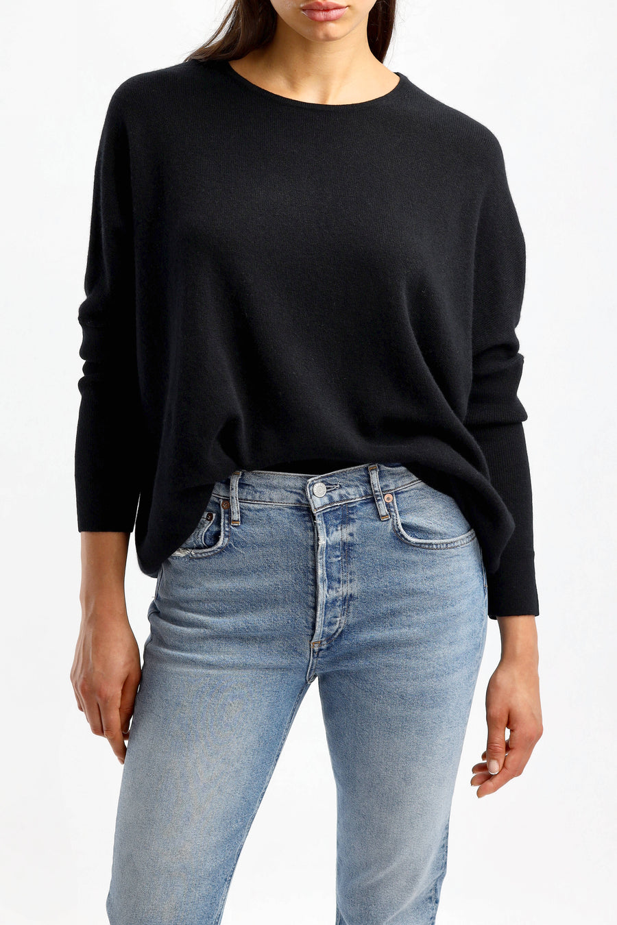 Pullover Oversized in SchwarzAllude - Anita Hass
