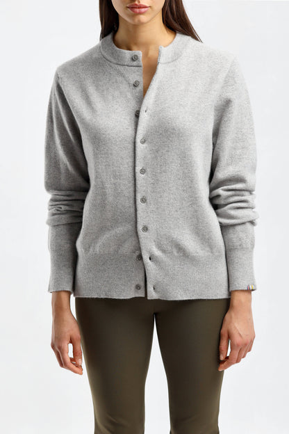 Cardigan Be Game N°283 in GrauExtreme Cashmere - Anita Hass