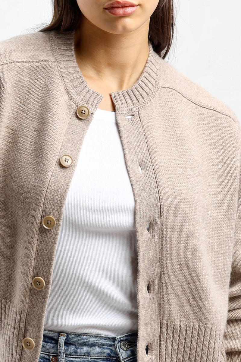 Cardigan Scala N°298 in sand – anitahass.com