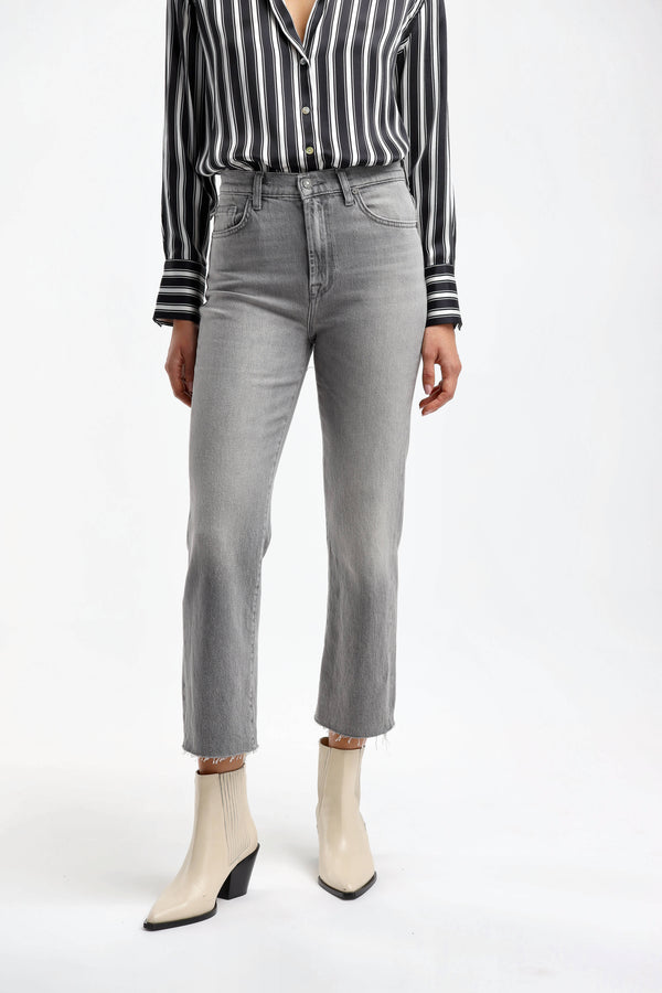 Jeans Logan Stovepipe in Grau7 For All Mankind - Anita Hass