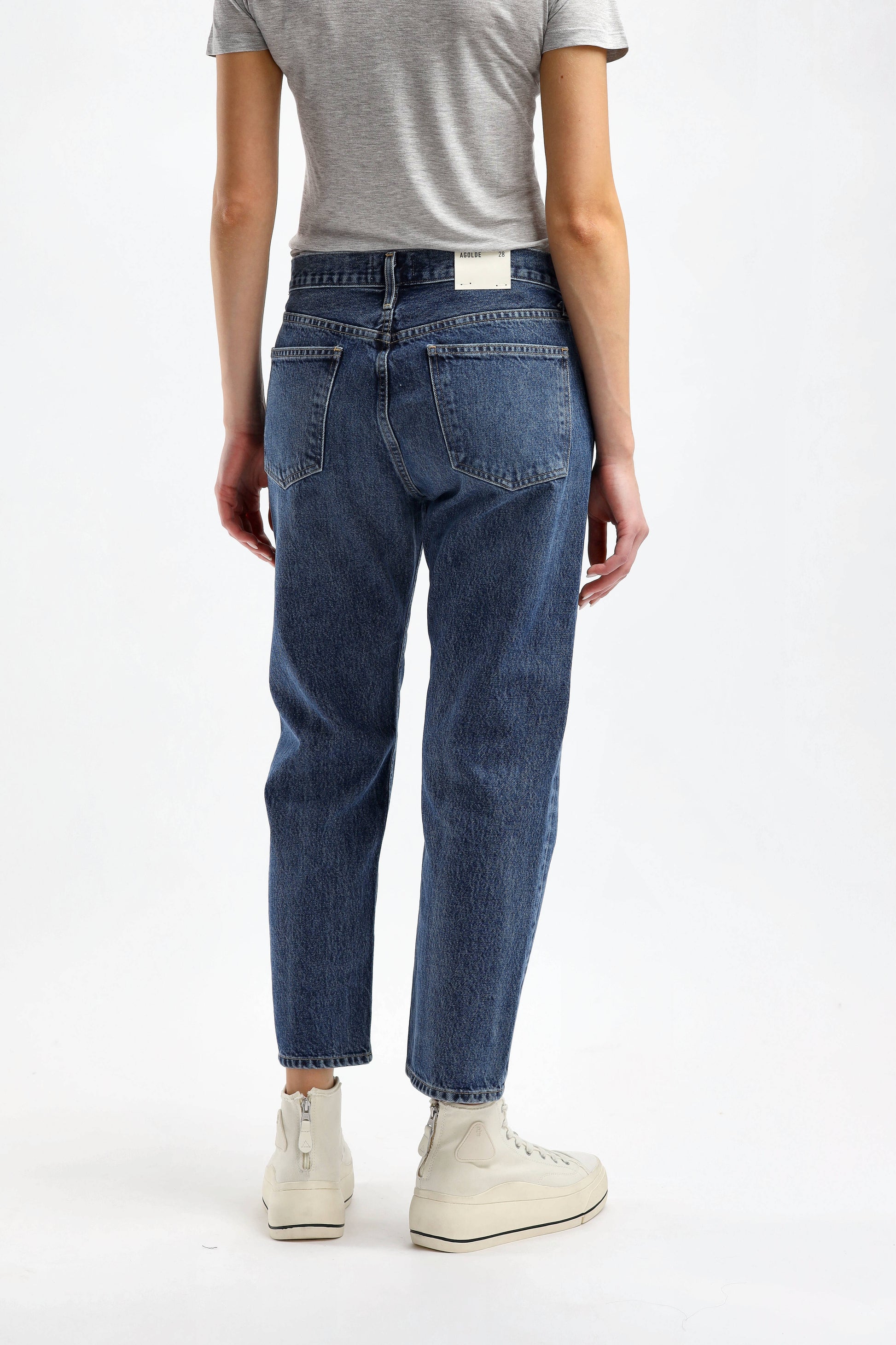 Jeans Parker Easy Straight in PlaceboAgolde - Anita Hass