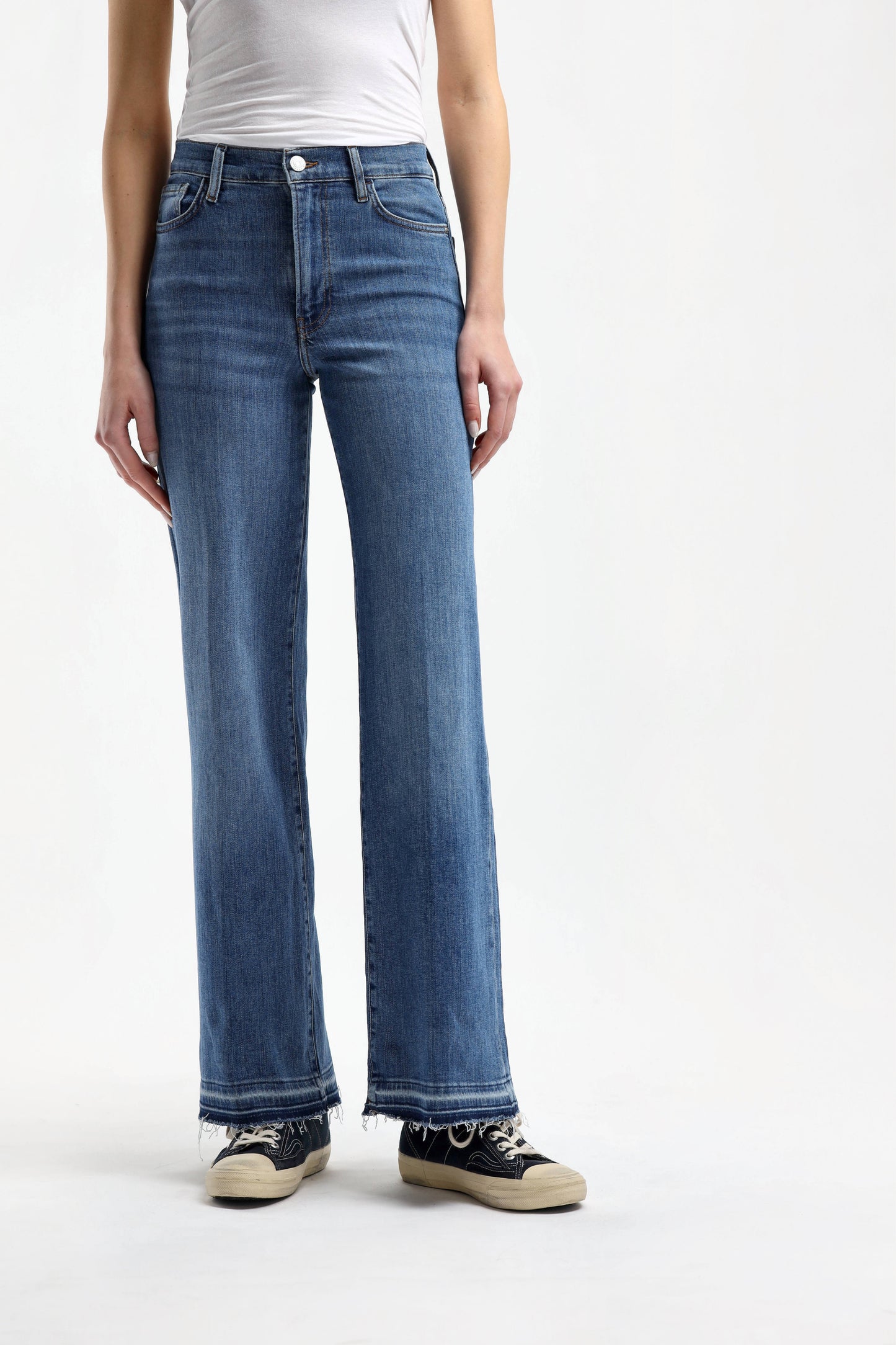Jeans Le Slim Palazzo in JettyFrame - Anita Hass