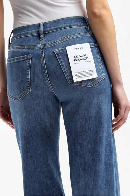 Jeans Le Slim Palazzo in JettyFrame - Anita Hass