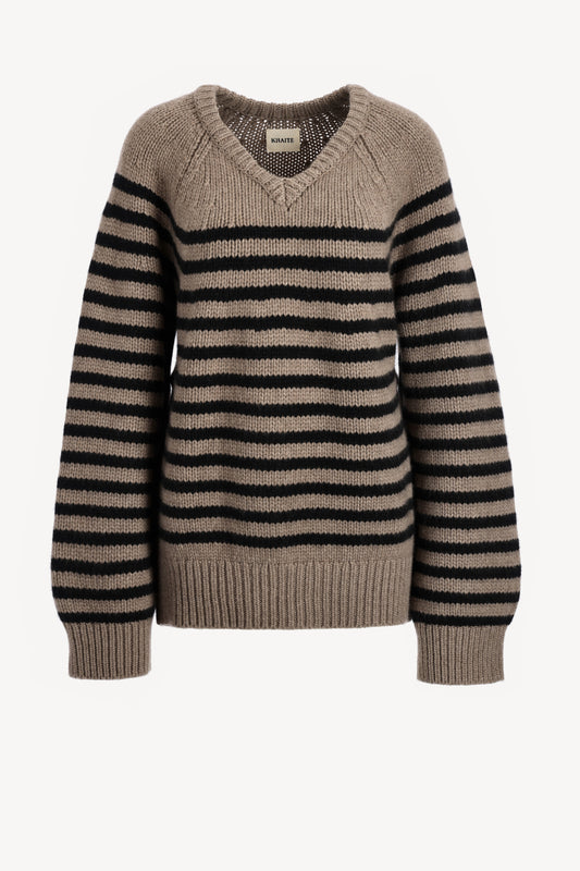 Sweater Nalani in Barley/Black