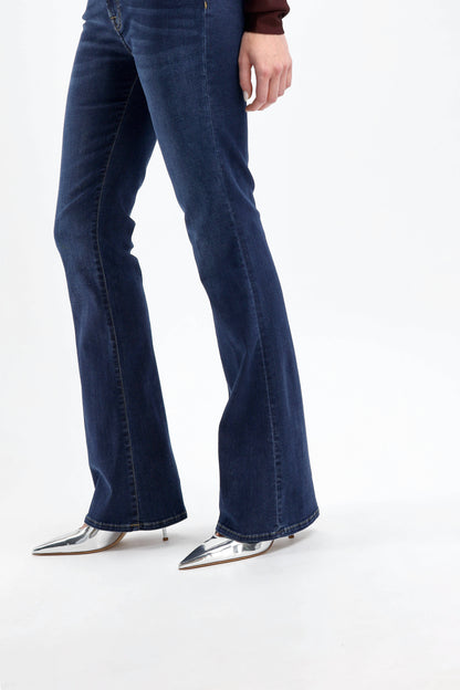 Jeans Bootcut Bair in Dark Blue7 For All Mankind - Anita Hass