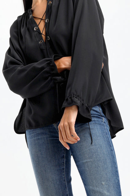 Bluse Sophisticated in Pure BlackDorothee Schumacher - Anita Hass