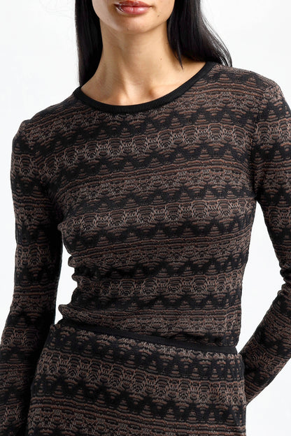 Pullover in Black/CacaoChristopher Esber - Anita Hass