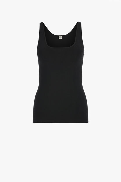 Top Compact Knit in SchwarzToteme - Anita Hass