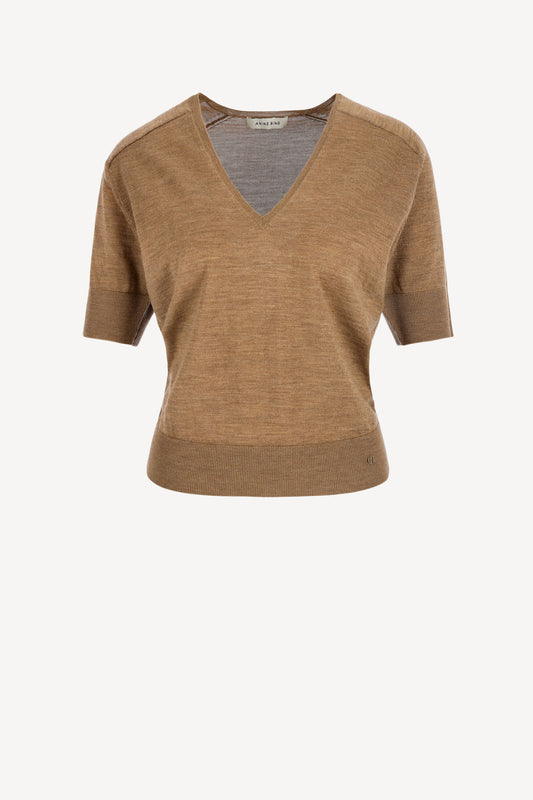 Pullover Aria in Camel