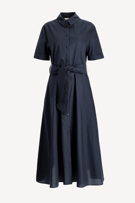 Blouse dress in Melton Blue