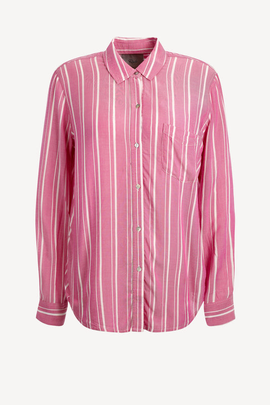Gaia blouse in Berry Stripe