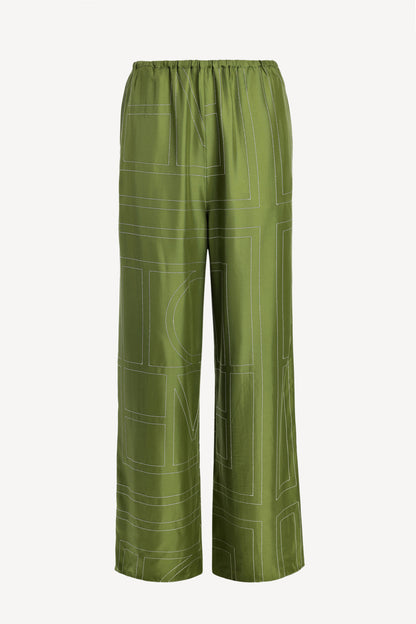 Seidenhose Monogram PJ in LaurelToteme - Anita Hass