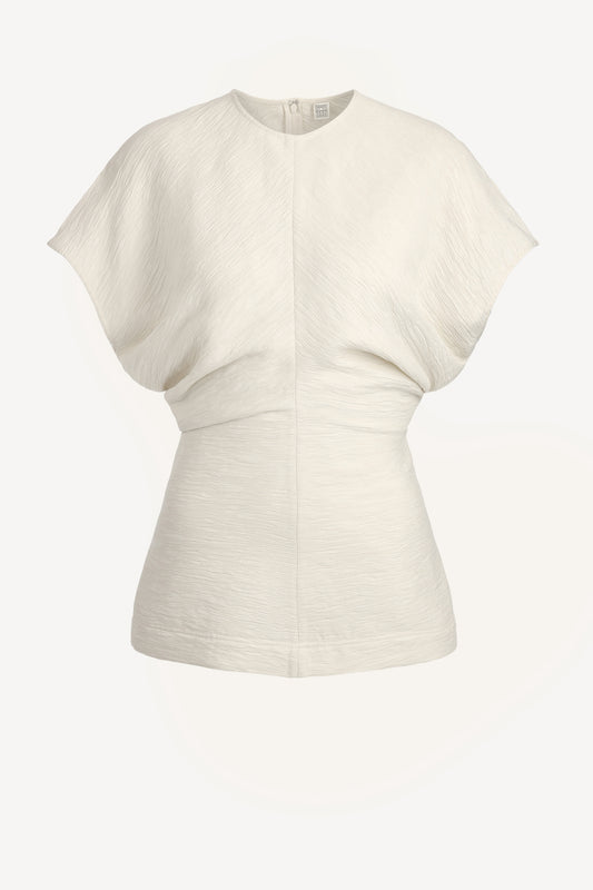 Top Slouch Waist in CreamToteme - Anita Hass