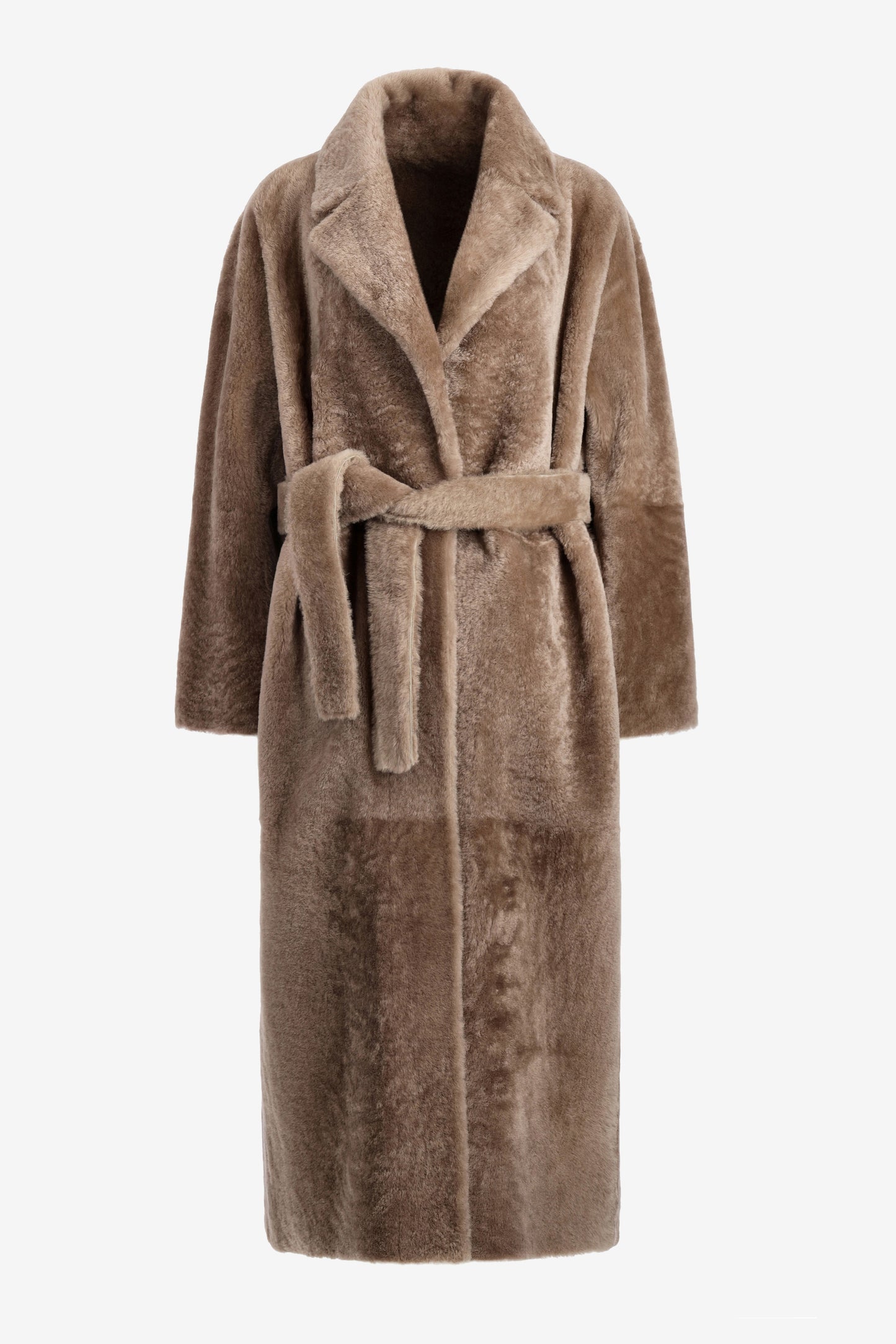 Maxi Teddy coat in macchiato