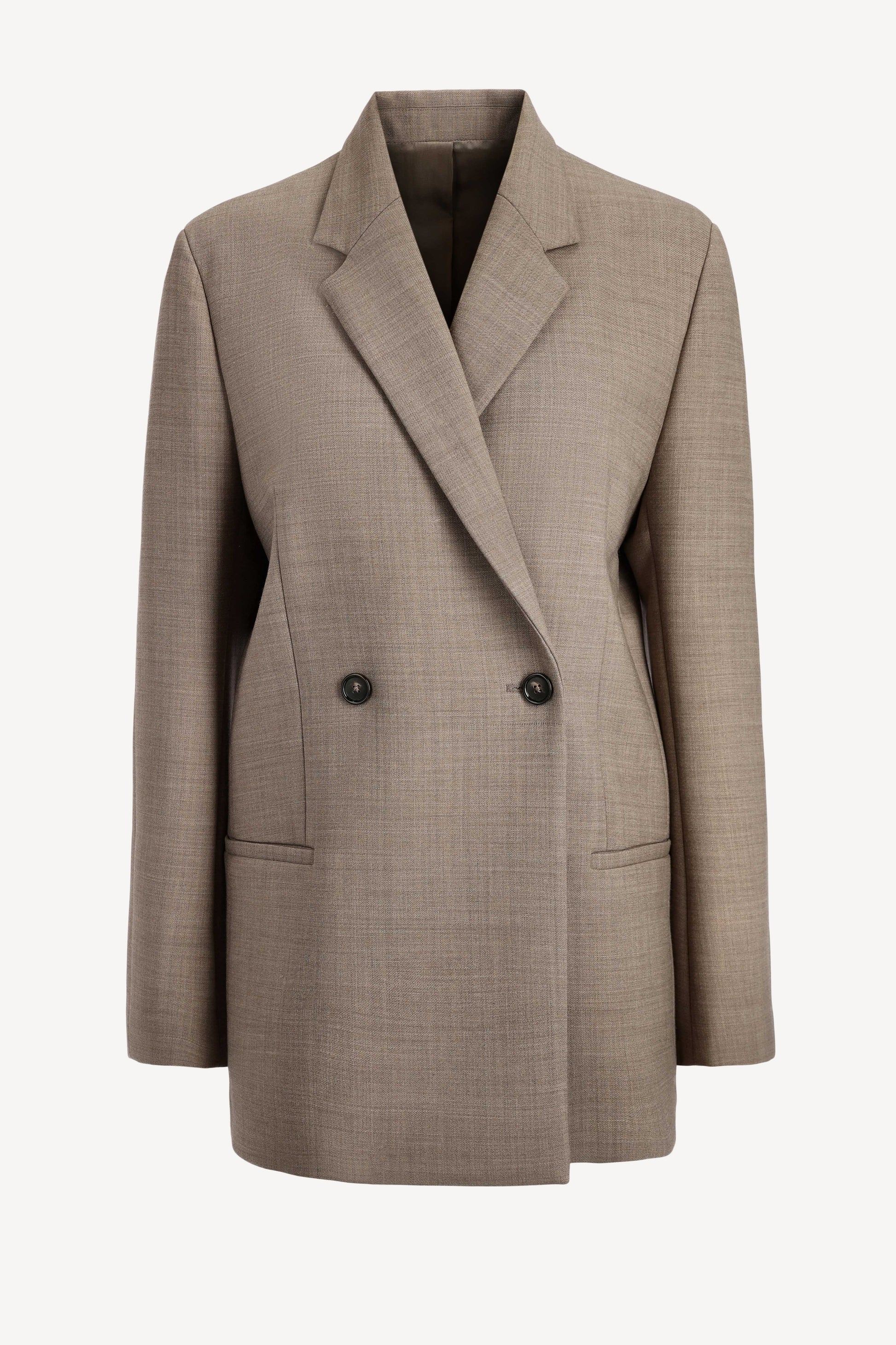 Blazer Double in Oat MelangeToteme - Anita Hass