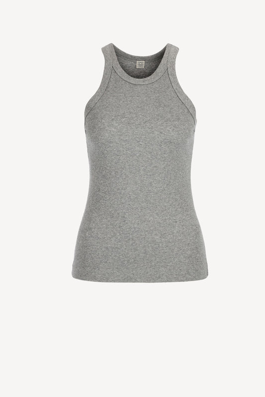 Tank Top Curved in Grey MelangeToteme - Anita Hass