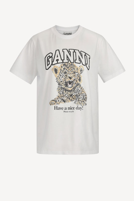 T-Shirt Basic in LeopardGanni - Anita Hass