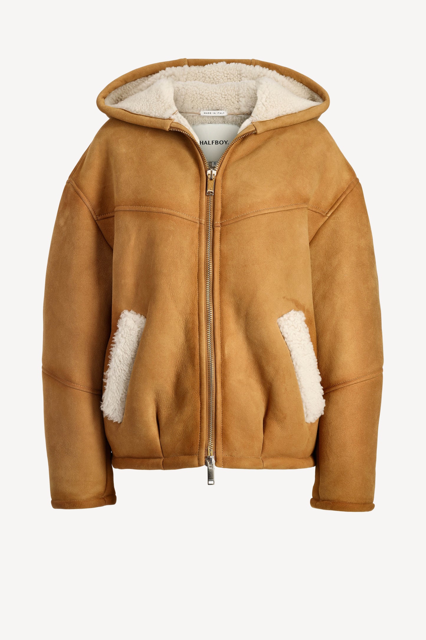 Jacke Shearling in HoneyHalfboy - Anita Hass