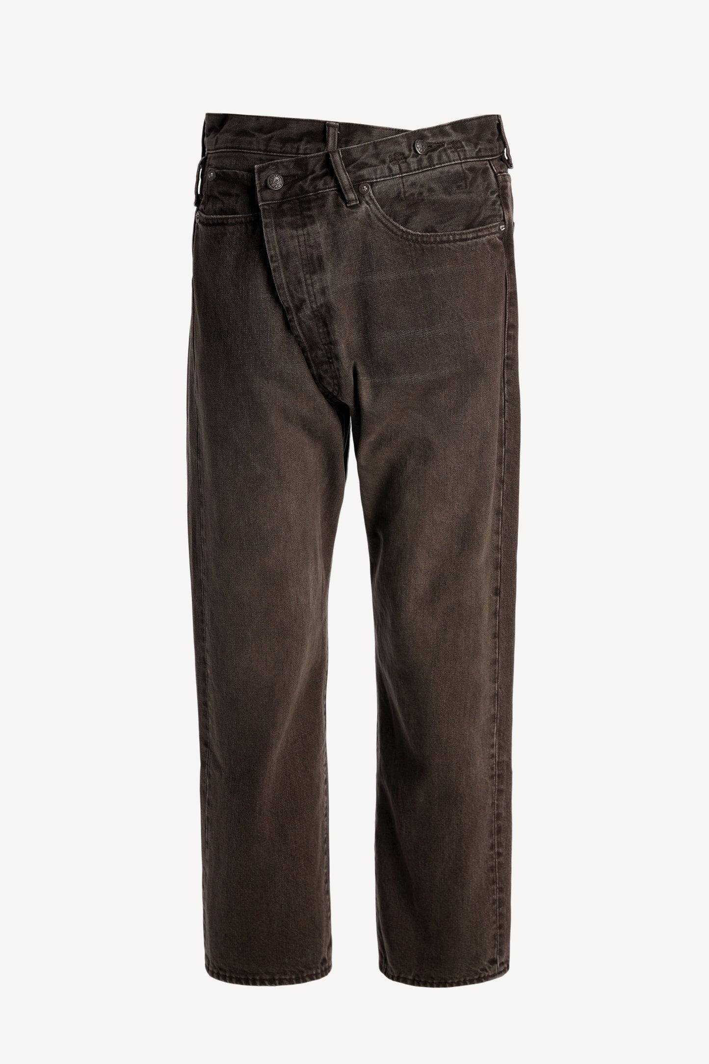 Jeans Crossover in Vintage Chocolate BrownR13 - Anita Hass