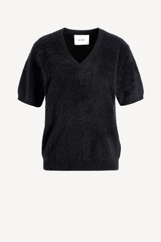 Strickshirt Lovisa in Black BrushedLisa Yang - Anita Hass